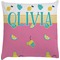 Summer Lemonade Decorative Pillow Case (Personalized)