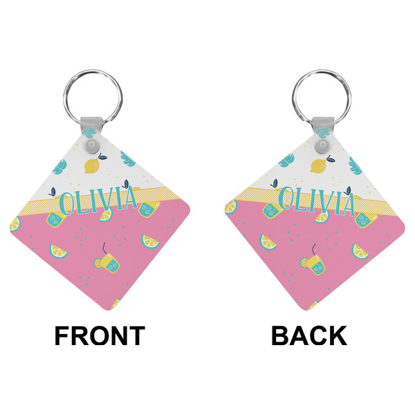 Summer Lemonade Diamond Keychain (Front + Back)