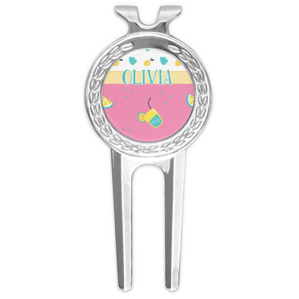 Custom Summer Lemonade Golf Divot Tool & Ball Marker (Personalized)