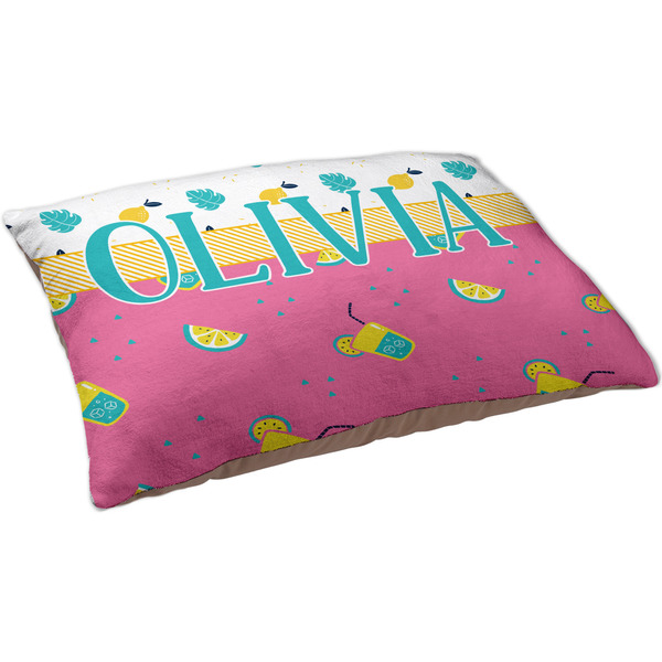 Summer Lemonade Dog Bed - Large