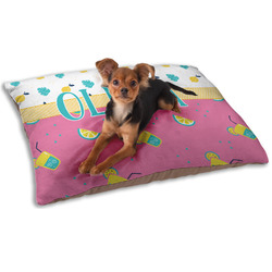 Summer Lemonade Dog Bed - Small w/ Name or Text