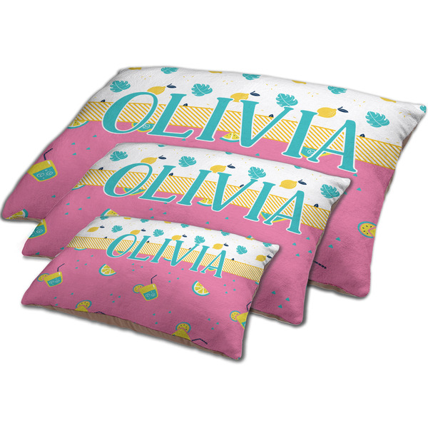 Summer Lemonade Dog Beds - MAIN (sm, med, lrg)