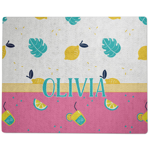 Summer Lemonade Dog Food Mat - Large without Bowls