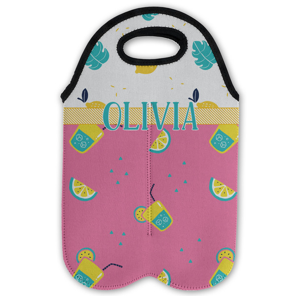 Summer Lemonade Double Wine Tote - Flat (new)