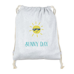 Summer Lemonade Drawstring Backpack - Sweatshirt Fleece - Double Sided (Personalized)