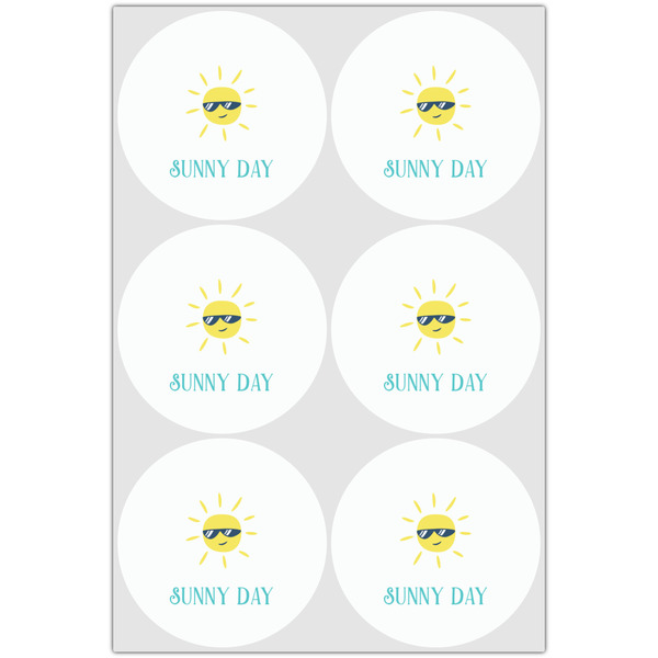 Summer Lemonade Drink Topper - Large - Set of 6