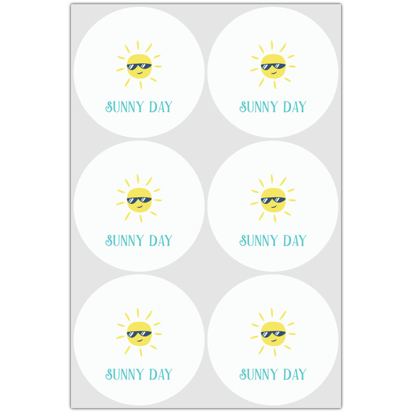 Summer Lemonade Drink Topper - XLarge - Set of 6