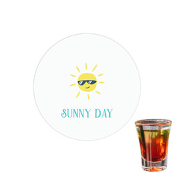 Summer Lemonade Printed Drink Topper - 1.5" (Personalized)