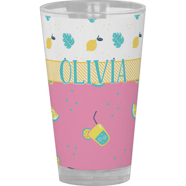 Custom Summer Lemonade Pint Glass - Full Color (Personalized)