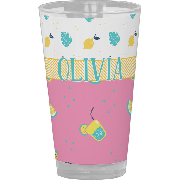 Custom Summer Lemonade Pint Glass - Full Color (Personalized)