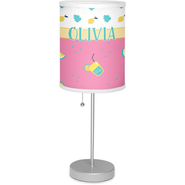 Custom Summer Lemonade Lamp with Drum Shade (Personalized)