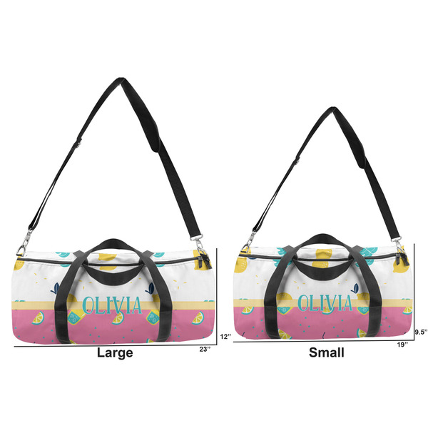 Summer Lemonade Duffle Bag Small and Large
