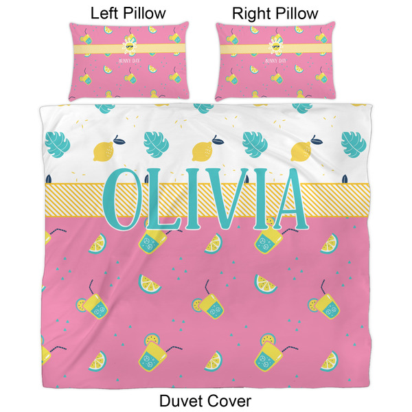 Summer Lemonade Duvet Cover Set - King - Approval