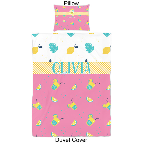 Summer Lemonade Duvet Cover Set - Twin - Approval