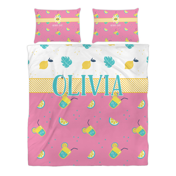 Summer Lemonade Duvet cover Set - Queen - Alt Approval
