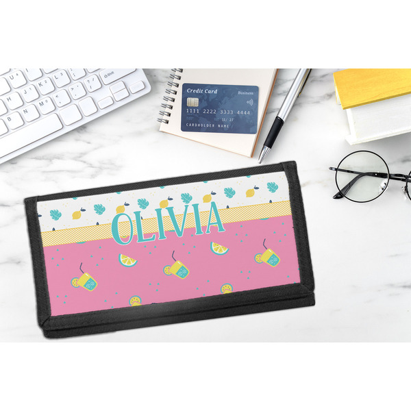 Summer Lemonade DyeTrans Checkbook Cover - LIFESTYLE