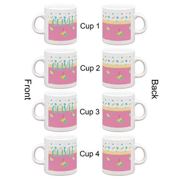 Summer Lemonade Espresso Cup Set of 4 - Apvl