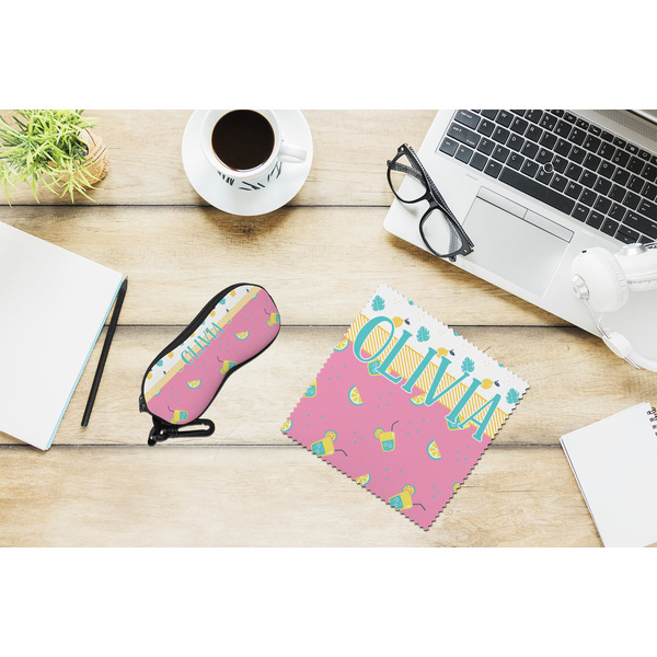 Summer Lemonade Eyeglass Case and Cloth Set - LIFESTYLE