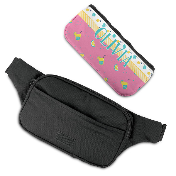 Summer Lemonade Fanny Packs - FLAT (flap off)