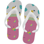 Summer Lemonade Flip Flops - Small (Personalized)