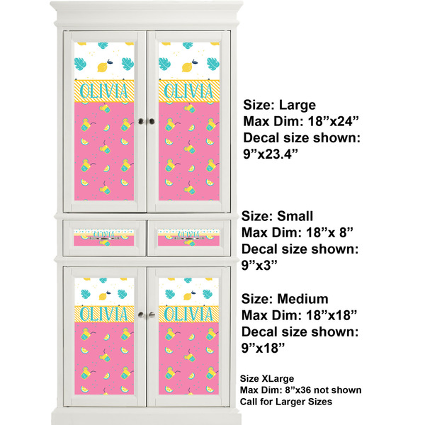 Summer Lemonade Full Cabinet (Show Sizes)