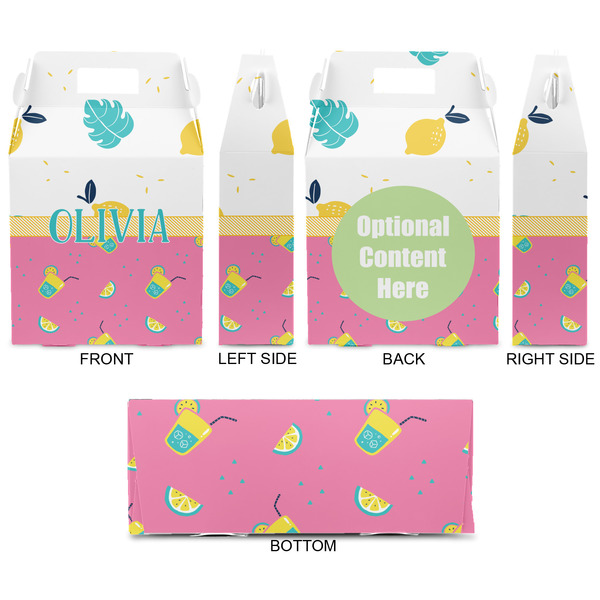 Summer Lemonade Gable Favor Box - Approval
