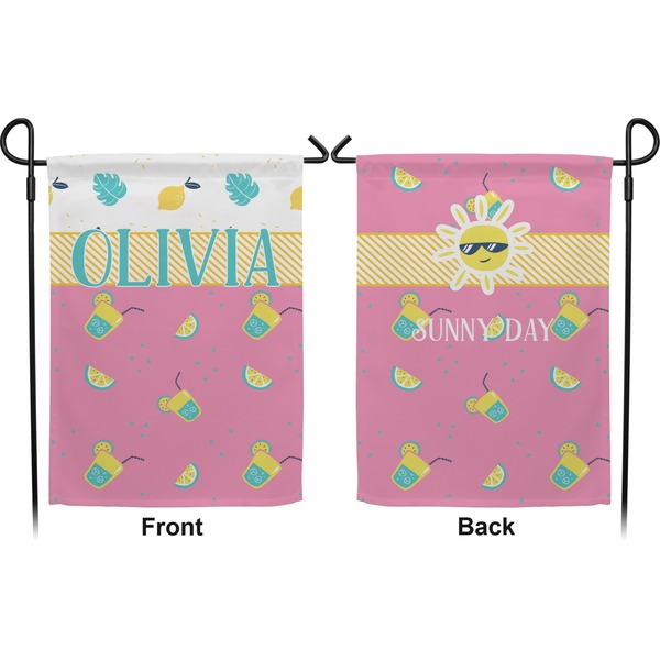 Summer Lemonade Garden Flag - Double Sided Front and Back