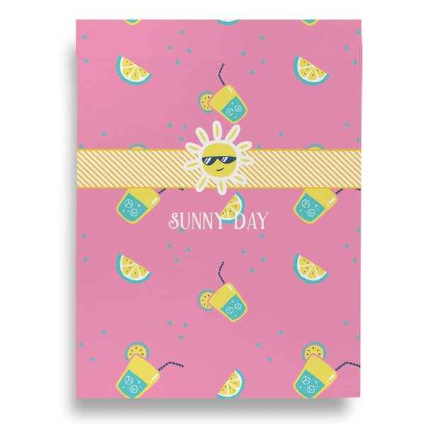 Summer Lemonade Garden Flags - Large - Double Sided - BACK