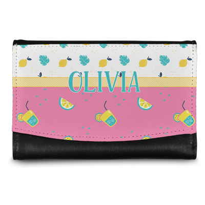 Summer Lemonade Genuine Leather Women's Wallet - Small (Personalized)