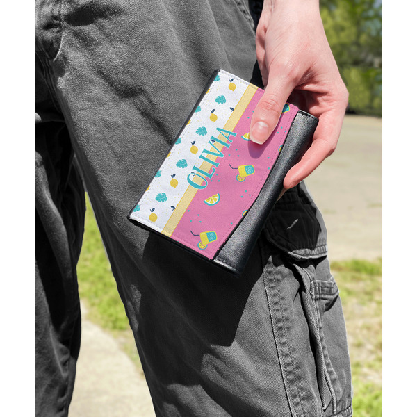 Summer Lemonade Genuine Leather Womens Wallet - In Context