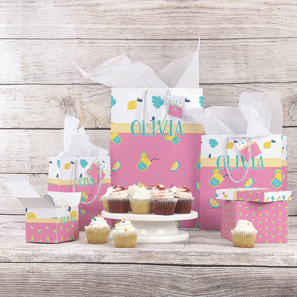Summer Lemonade Gift Bags - In Context