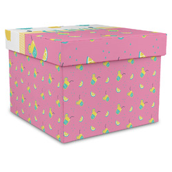 Summer Lemonade Gift Box with Lid - Canvas Wrapped - XX-Large (Personalized)