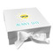 Summer Lemonade Gift Boxes with Magnetic Lid - White - Front