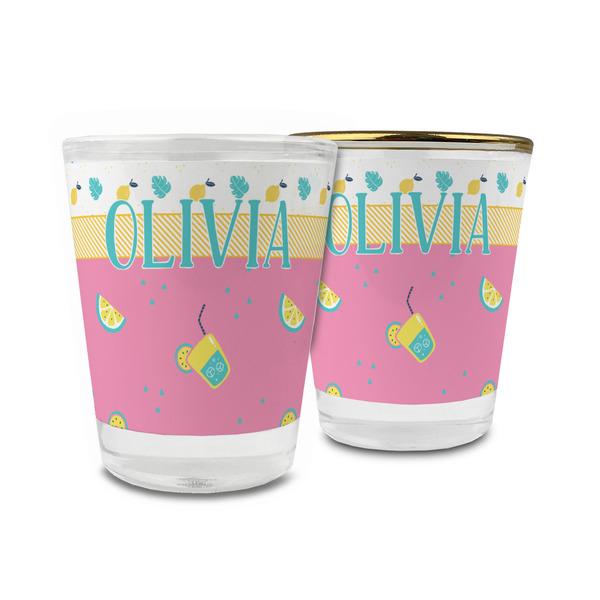 Custom Summer Lemonade Glass Shot Glass - 1.5 oz (Personalized)