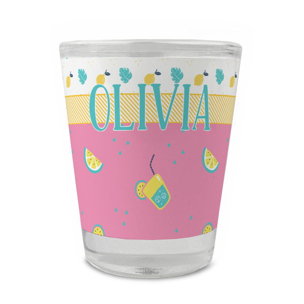 Custom Summer Lemonade Glass Shot Glass - 1.5 oz - Set of 4 (Personalized)