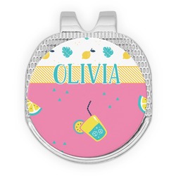 Summer Lemonade Golf Ball Marker - Hat Clip - Silver