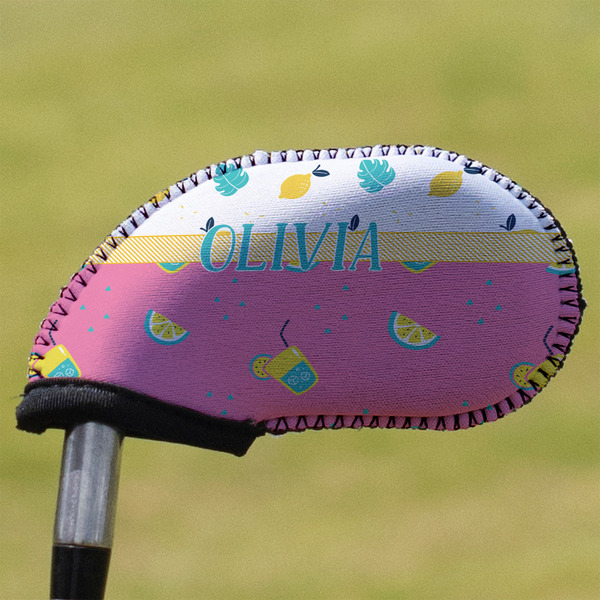 Custom Summer Lemonade Golf Club Iron Cover (Personalized)