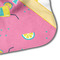 Summer Lemonade Hooded Baby Towel- Detail Corner