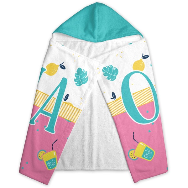 Summer Lemonade Hooded Towel - Folded