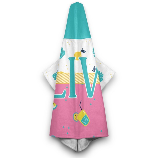 Summer Lemonade Hooded Towel - Hanging