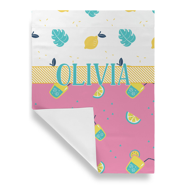 Summer Lemonade House Flags - Single Sided - FRONT FOLDED