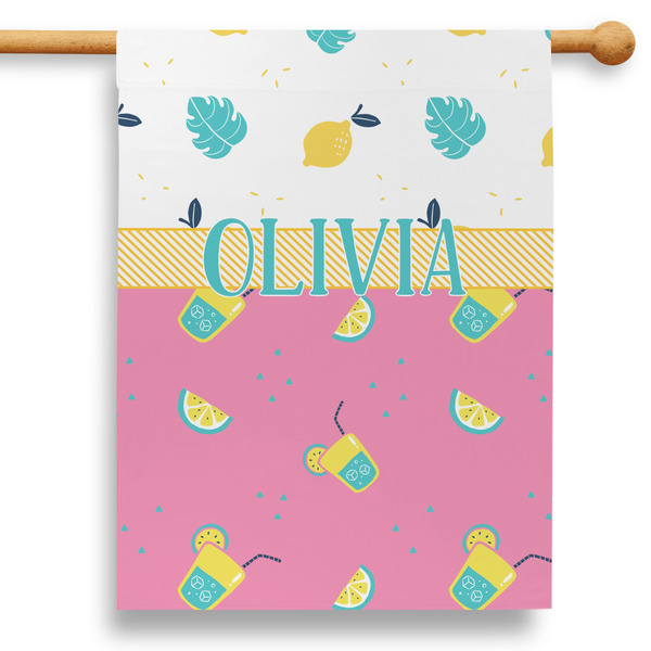 Custom Summer Lemonade 28" House Flag (Personalized)