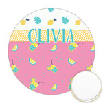 Summer Lemonade Printed Cookie Topper - 2.5" (Personalized)