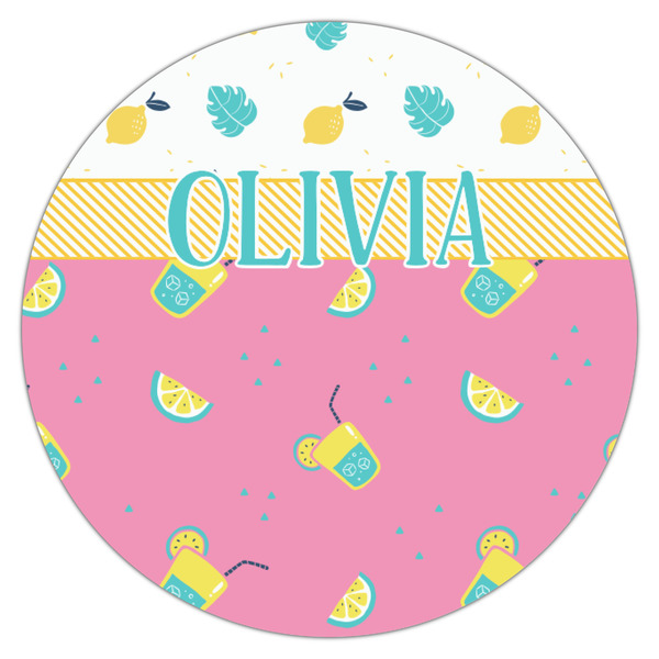 Summer Lemonade Icing Circle - Small - Single