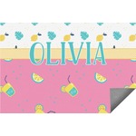 Summer Lemonade Indoor / Outdoor Rug - 6'x8' w/ Name or Text