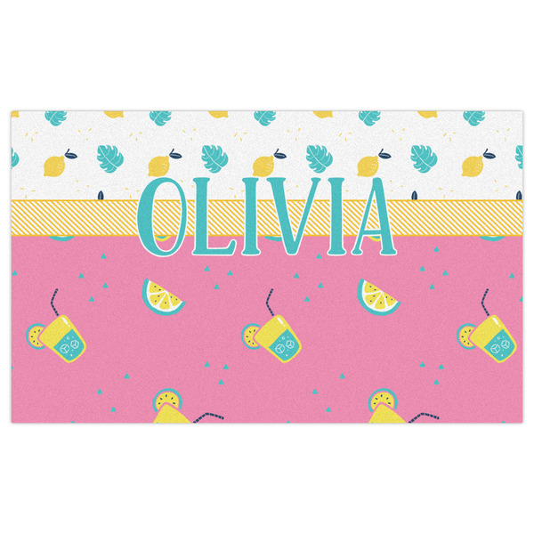 Summer Lemonade Indoor / Outdoor Rug - 3'x5' - Front Flat