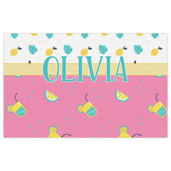 Summer Lemonade Indoor / Outdoor Rug - 5'x8' - Front Flat