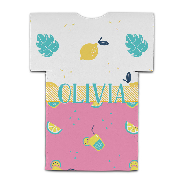 Summer Lemonade Jersey Bottle Cooler - BACK (flat)