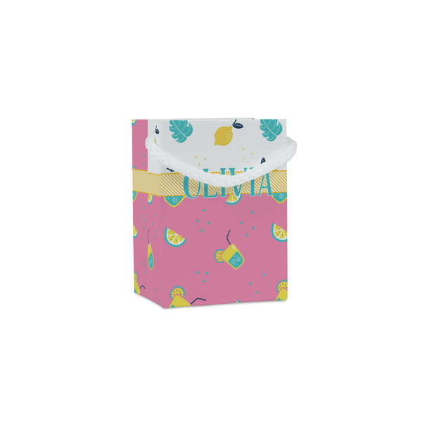 Custom Summer Lemonade Jewelry Gift Bags - Matte (Personalized)
