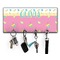 Summer Lemonade Key Hanger w/ 4 Hooks w/ Name or Text
